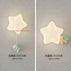 Applique murale étoile LED pour chambre d'enfant, ourson ou comète