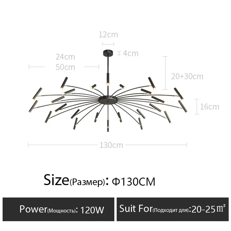Black24 heads130cm