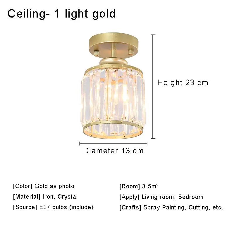 gold 1 light wall