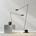 Lampadaire liseuse à bras articulé LED, 161 cm, quatre coloris