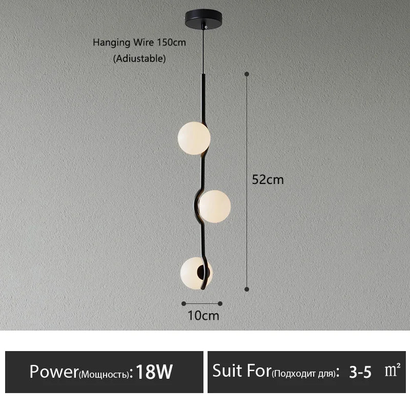 black 4 heads / warm light(3000K)