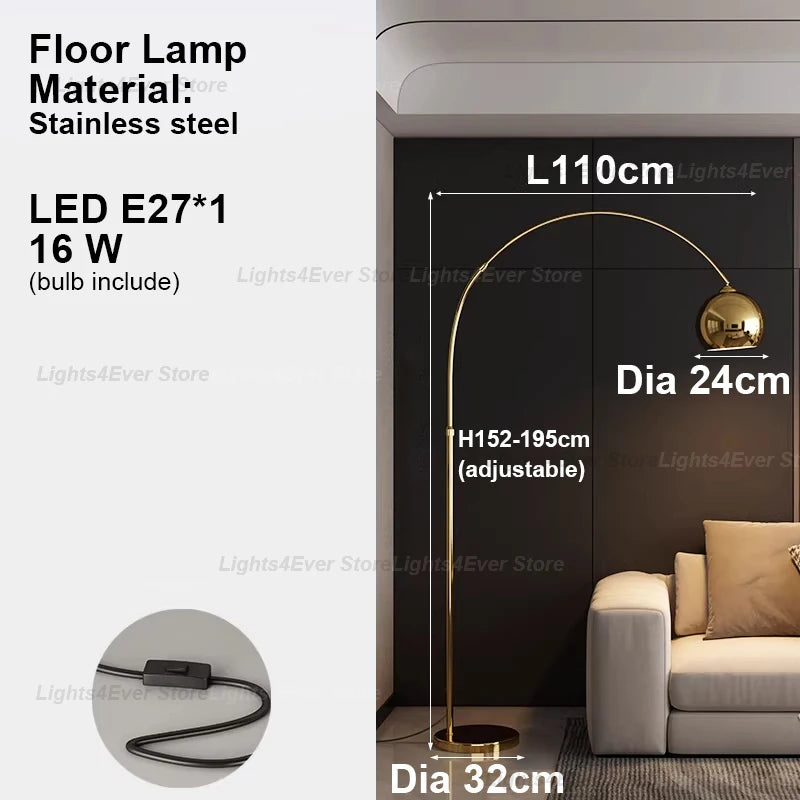 Wall lamp Chrome / White Light6000k
