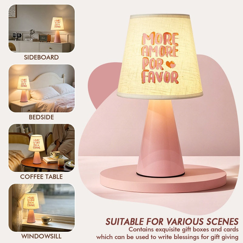 1 lampe de bureau + boîte cadeau + carte de vœux