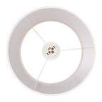 Suspension chambre d'enfant en tissu rose ajouré d'étoiles, Ø 27 cm