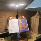 Lampe de lecture à pince à deux ou trois têtes, 4 teintes, USB-C