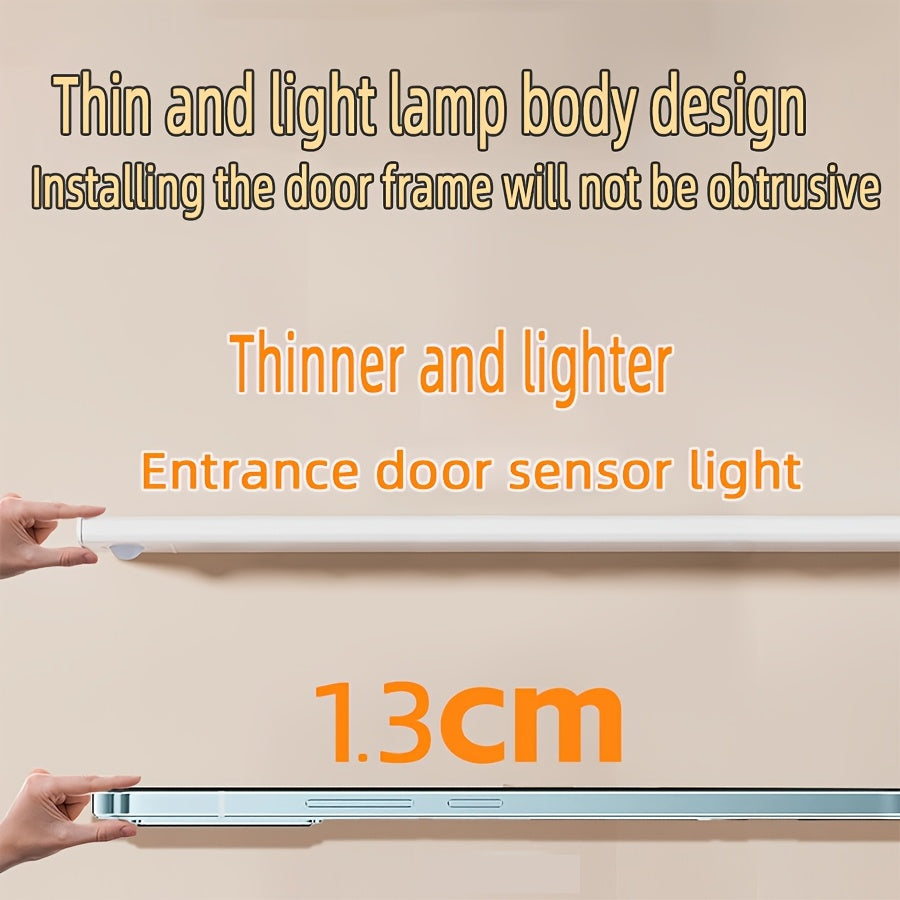 Lot de 3 réglettes LED ultra-fines 1,3 cm, trois teintes, 30 ou 40 cm