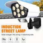 Projecteur solaire façon caméra de surveillance, 77 LED, lot de 2