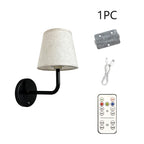 Sconce Murale LED Noire / 1pc