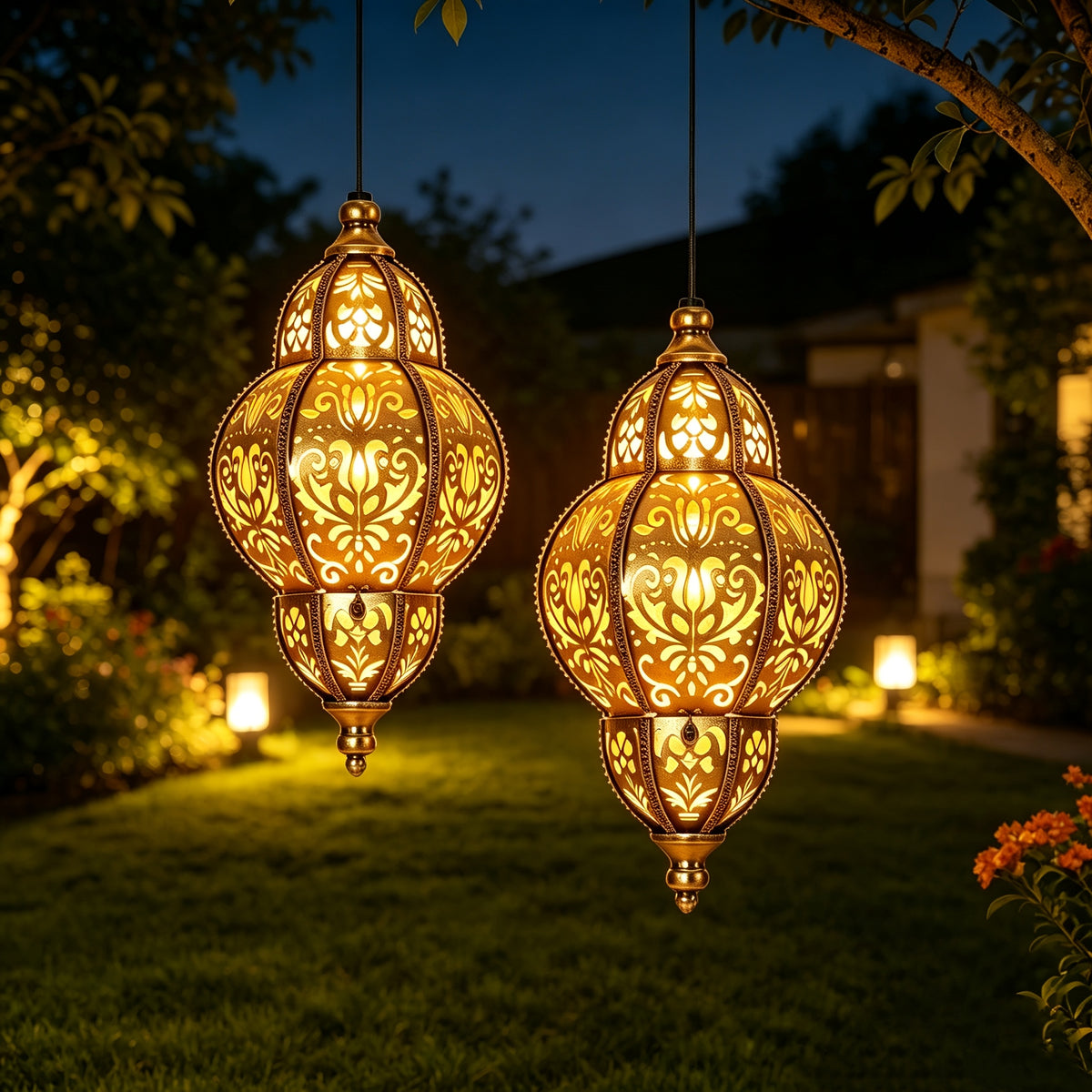 Une touche orientale pour pergola, porche et jardin