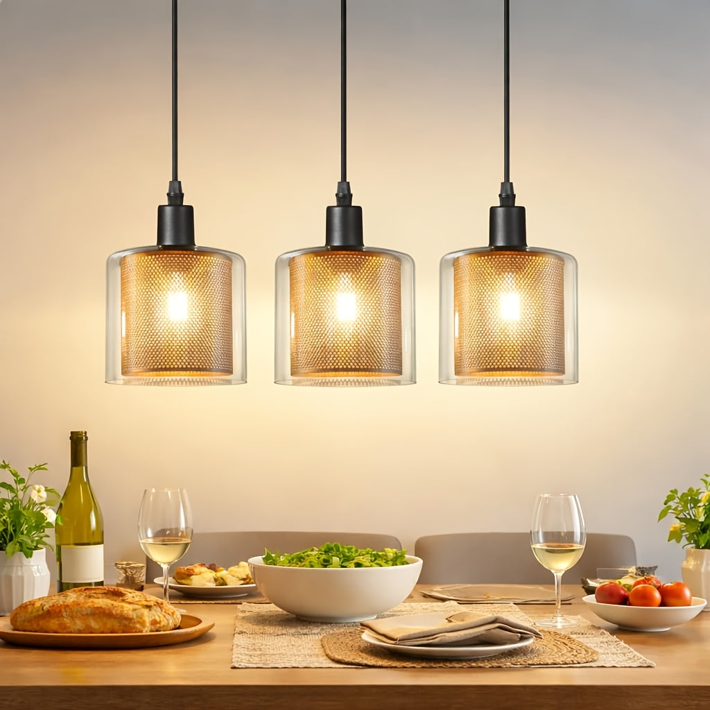 Des halos dorés pour dîners et cuisine ouverte