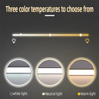 Lot de 3 réglettes LED ultra-fines 1,3 cm, trois teintes, 30 ou 40 cm