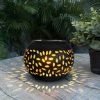 1pc - Lampe de Table Ronde Noire