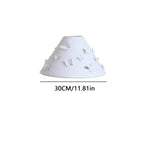 Abat-jour papillon blanc