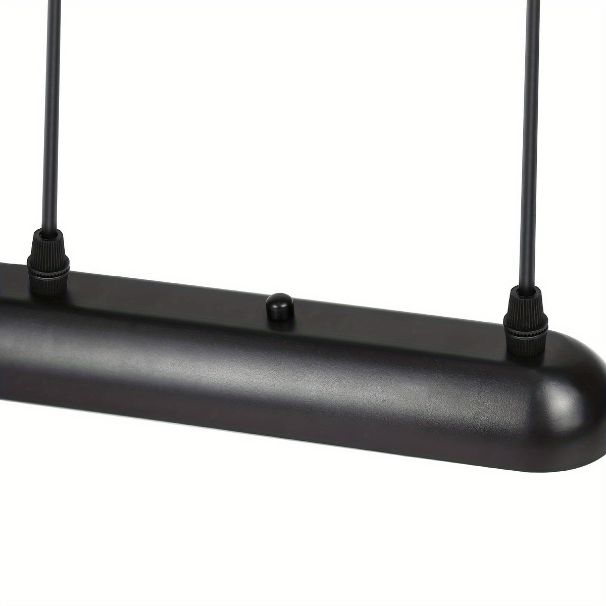 Suspension 3 lumières sur barre en métal noir, douilles E27