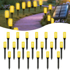 Guirlande solaire de bordure 4,17 ou 6,57 m, 12 jeux de lumière