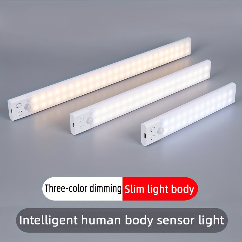 Réglette LED à détection 150°, trois teintes, 30, 40 ou 50 cm