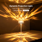 Lampe d'ambiance sans fil effet vague, deux modes et 16 couleurs