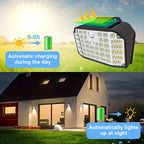 Applique solaire compacte à détecteur, 12,5 cm, trois modes