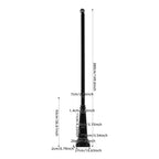 Poteau de lampadaire de jardin 3,80 m en fer noir, style classique