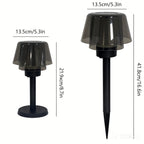 Lampe solaire 2 en 1 de table ou à piquer, effet flamme, IP44