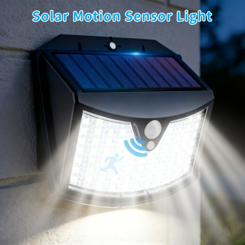 Applique solaire à détecteur de mouvement 70 LED blanches, IP65