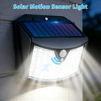 Applique solaire à détecteur de mouvement 70 LED blanches, IP65