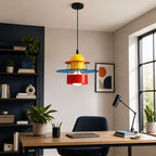 Suspension tricolore en métal pour chambre d'enfant, Ø 30 cm