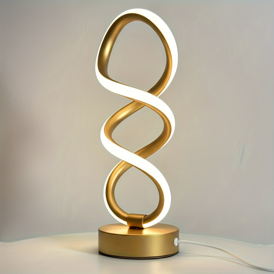 Une spirale lumineuse au chevet ou au salon