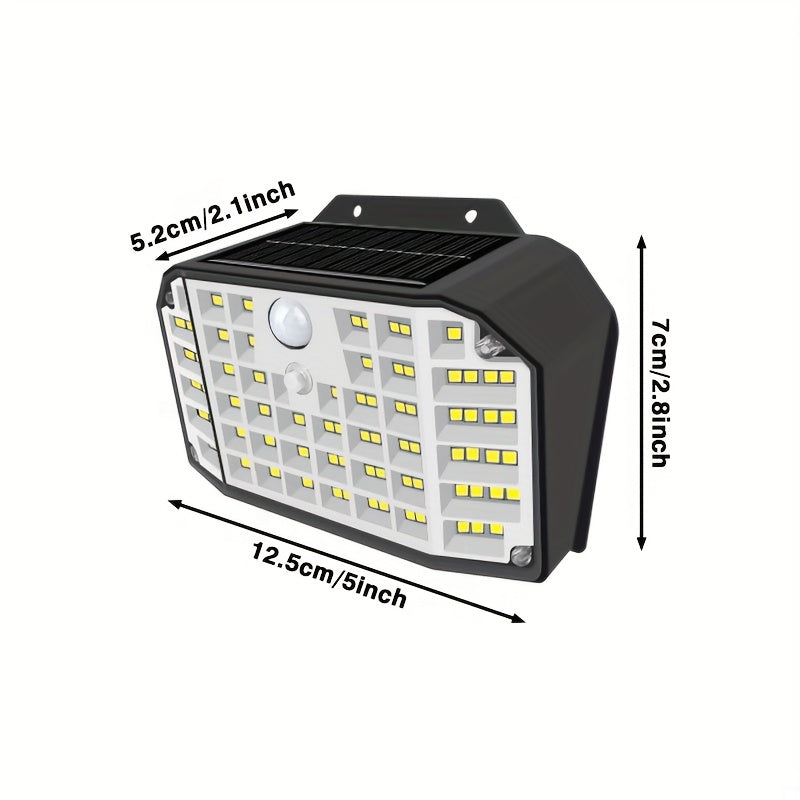 Applique solaire compacte à détecteur, 12,5 cm, trois modes