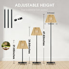 Lampadaire solaire kaki