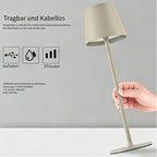 Lampe de chevet sans fil IPX7 en aluminium, lot de 2 ou 4