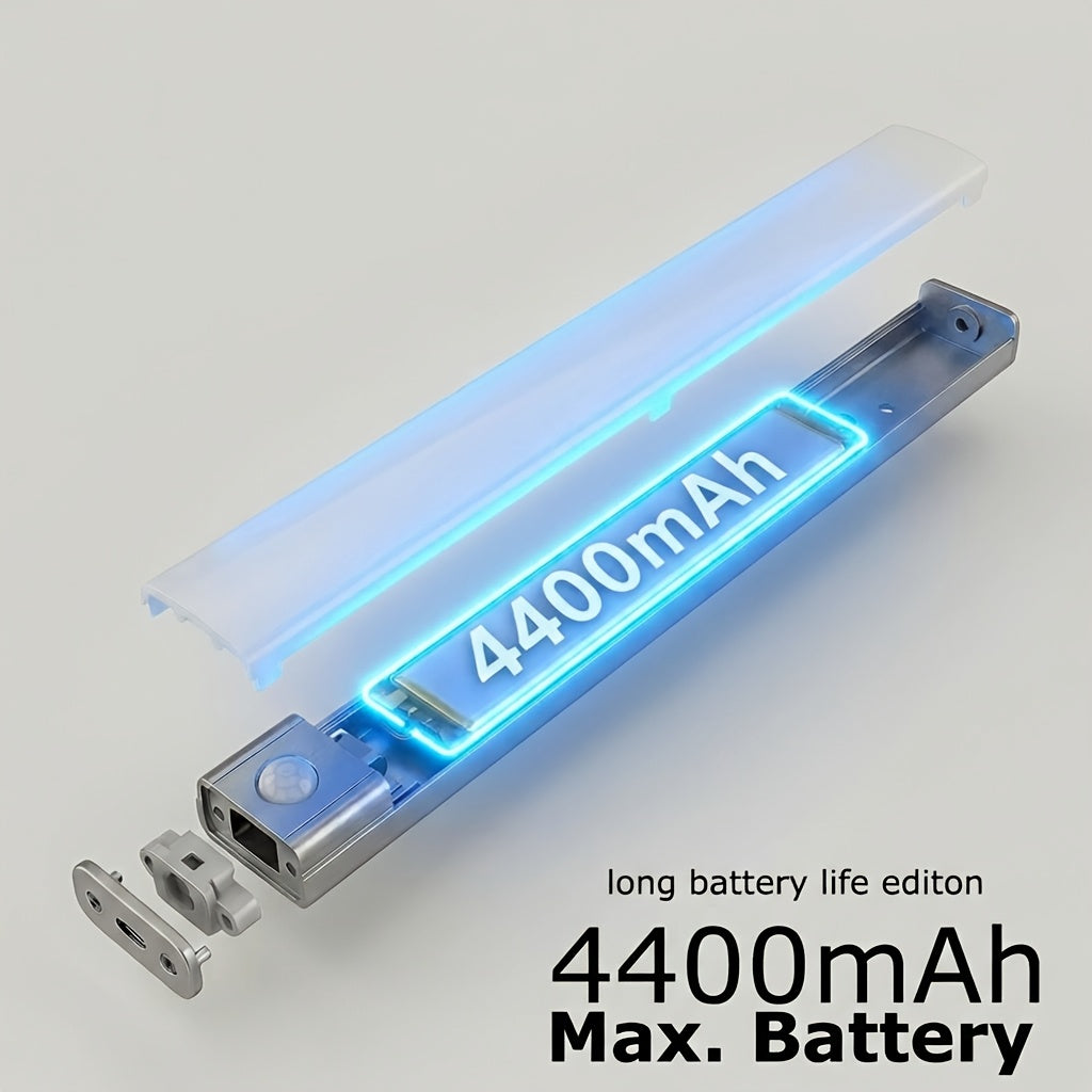 Réglette LED sous meuble à détecteur, aluminium, de 20 à 80 cm