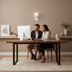 Applique murale main blanche tenant un globe, douille E27