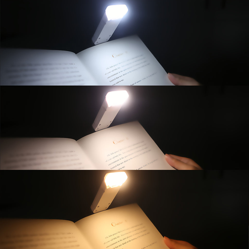 Lampe de lecture à pince à prise USB intégrée, 40 g, quatre coloris