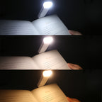 Lampe de lecture à pince à prise USB intégrée, 40 g, quatre coloris