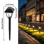 Lampe solaire lanterne de rue à filament, lot de 3, 5 ou 7 IP44