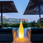 Lampadaire goutte LED sans fil multicolore avec télécommande