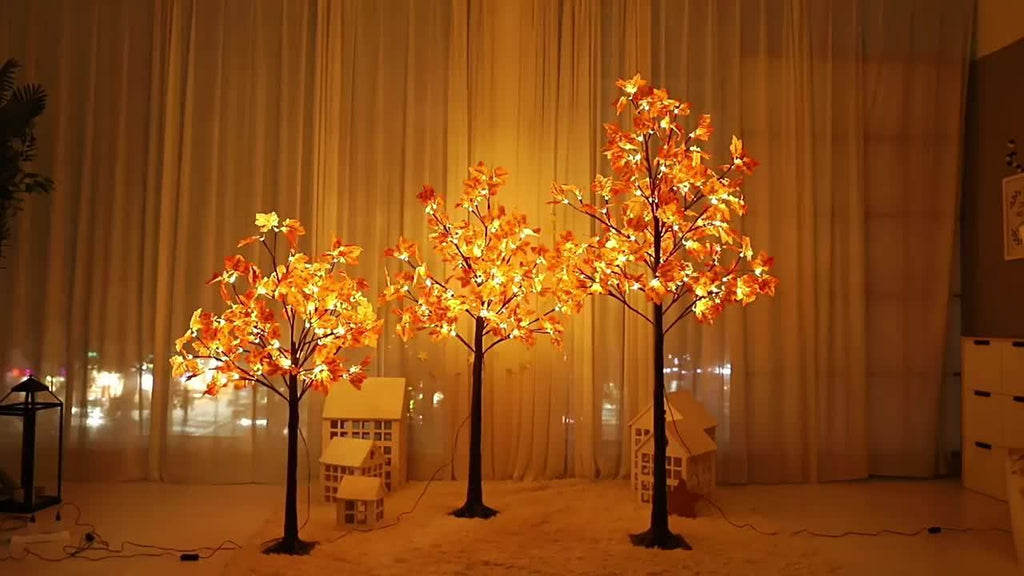 Lampadaire arbre d'érable lumineux LED, de 120 à 210 cm