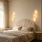 Applique murale LED dorée en S de 60 cm, lumière blanc neutre 4000 K