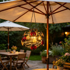Lampe suspendue coccinelle