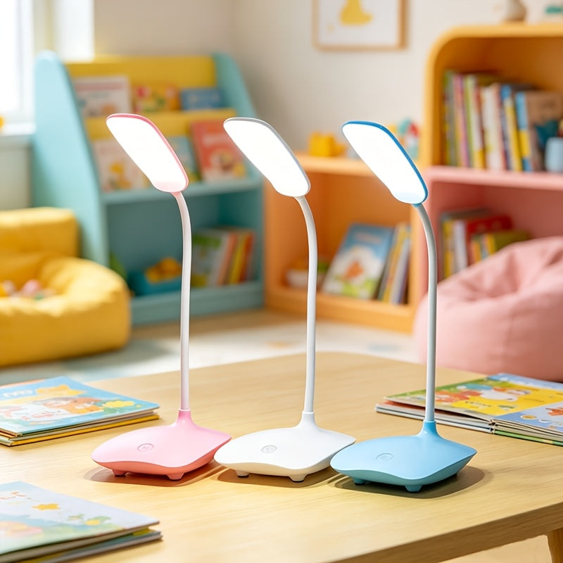 Lampe de bureau LED sans fil à col flexible, tactile, 35 cm