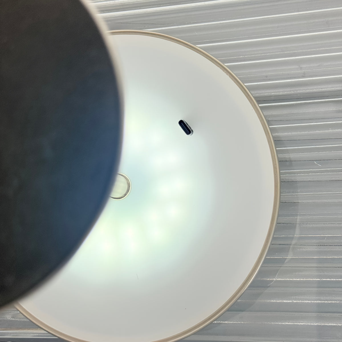 Lot de 2 lampes champignon sans fil en métal doré brossé, tactiles