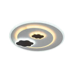 Plafonnier LED rond à nuages Ø 24 cm, trois teintes de blanc