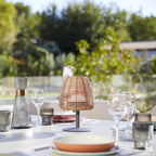 Lampe de table d'extérieur sans fil en aluminium, sept modèles