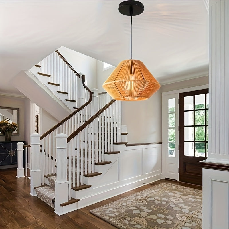Un luminaire bohème pour escalier et chambre