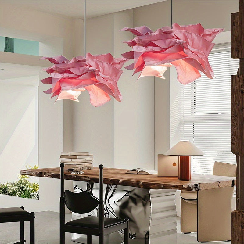 Abat-jour nuage en papier froissé, 3 tailles de 43 à 85 cm