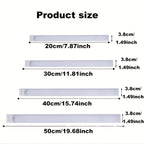 Lot de 3 réglettes LED ultra-fines 1,3 cm, trois teintes, 30 ou 40 cm