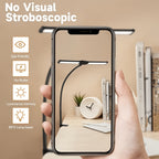 Lampe de bureau à pince à double tête LED de 61 cm, tactile, USB