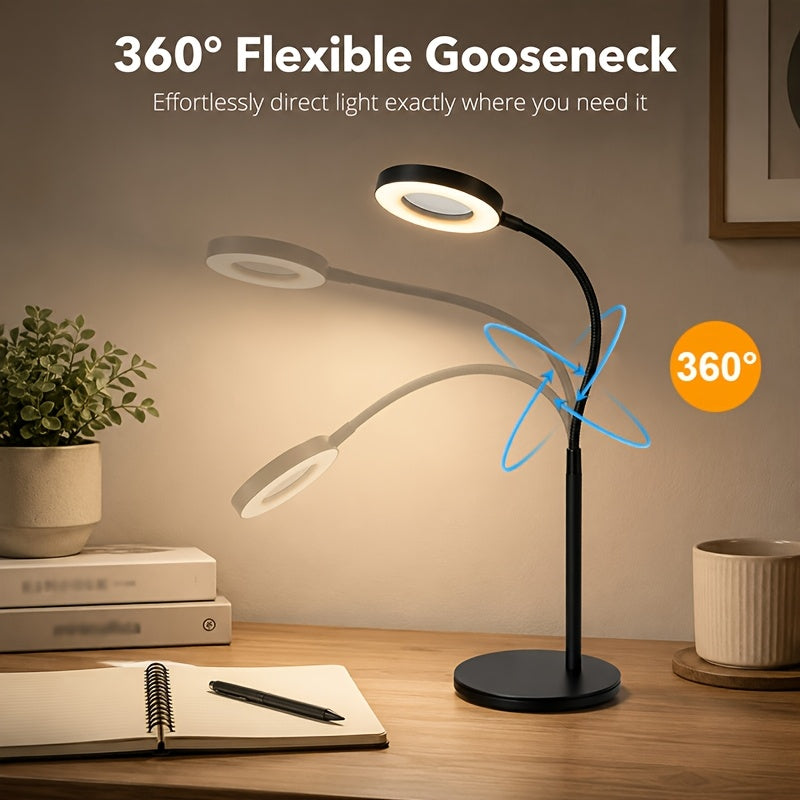 Lampe loupe de bureau à grossissement x5