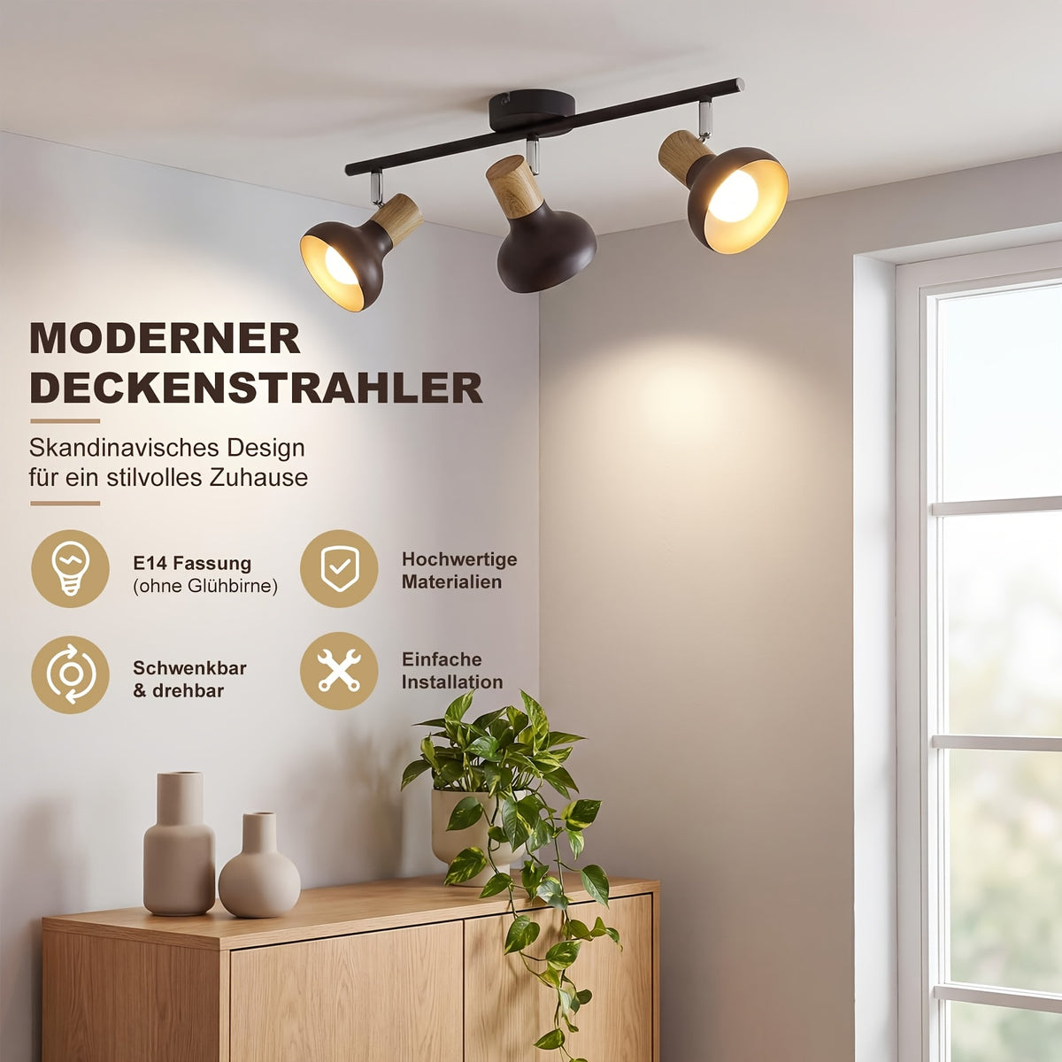 Douilles E14 et ampoules de 25 W maximum